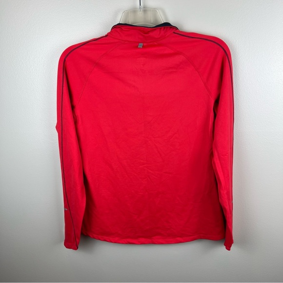 Nike Womens Large Pink Half Zip Dri-Fit Top Logo Size L - Picture 3 of 7